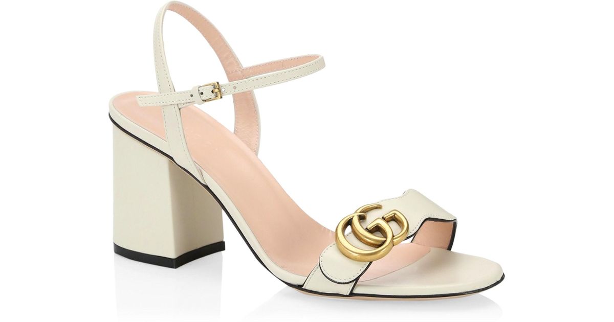 Gucci Marmont GG Ankle-strap | Lyst