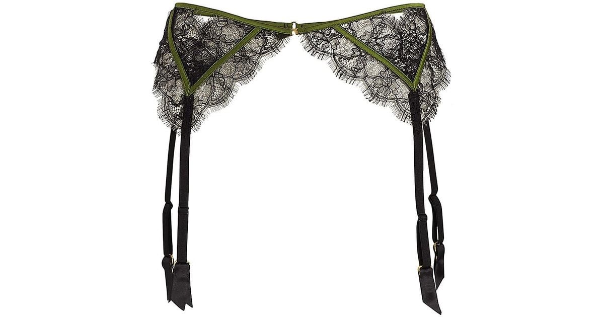 Kiki de Montparnasse Lace Inset Garter Belt Lyst