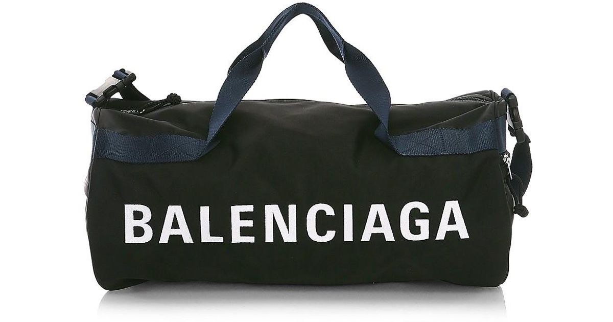 Balenciaga Wheel Gym Bag in Blue for Men | Lyst