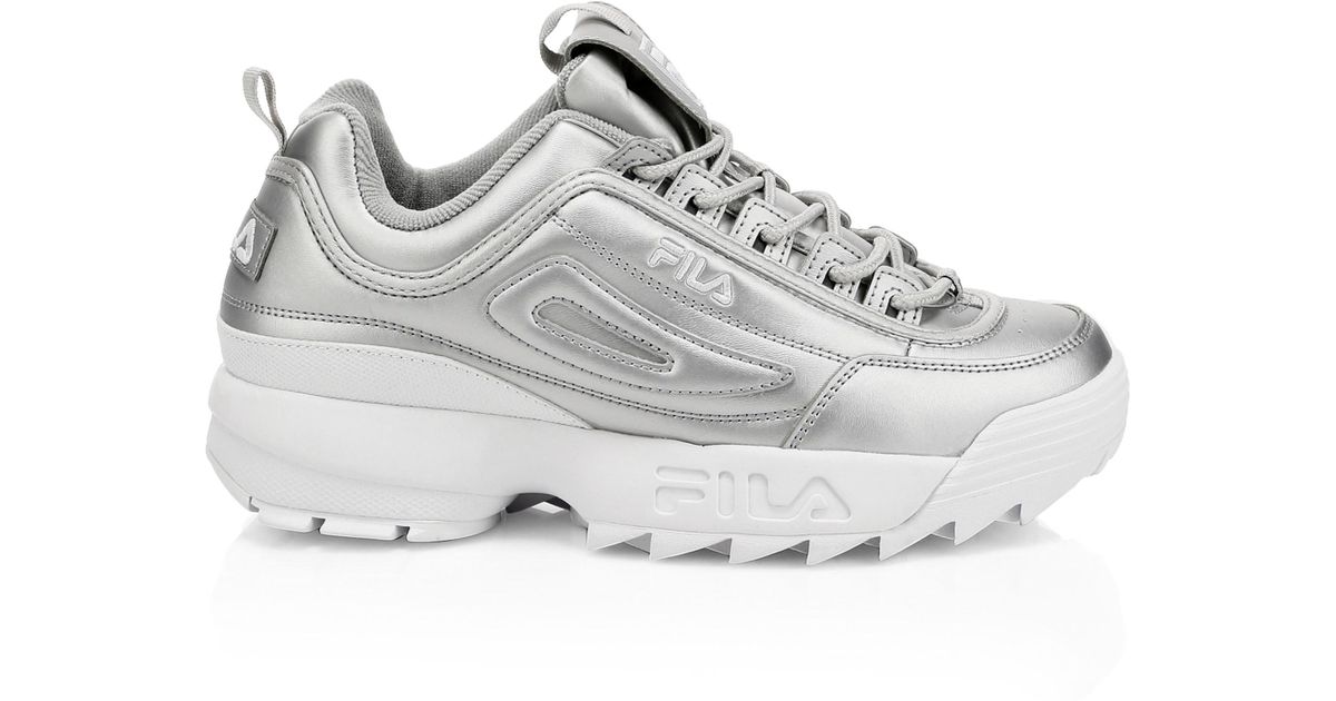 fila disruptor ii premium metallic