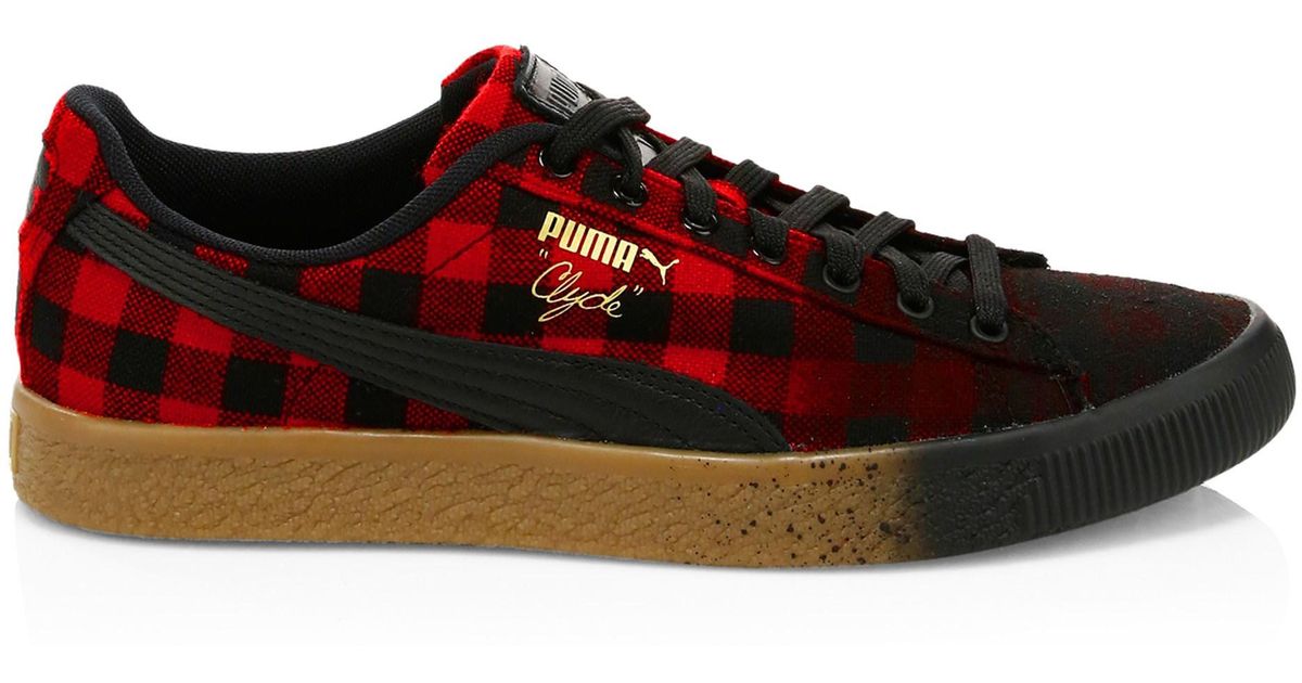 puma plaid shoes