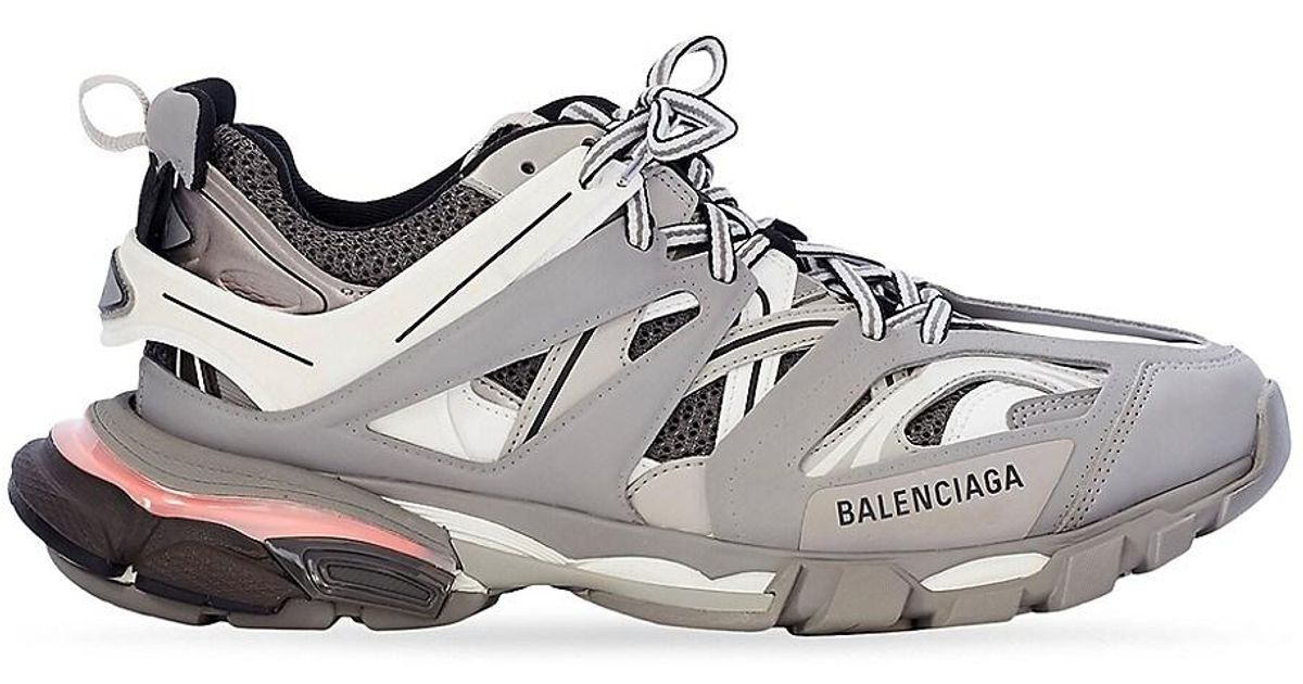 Balenciaga Track Led Sneaker in Gray for Men | Lyst