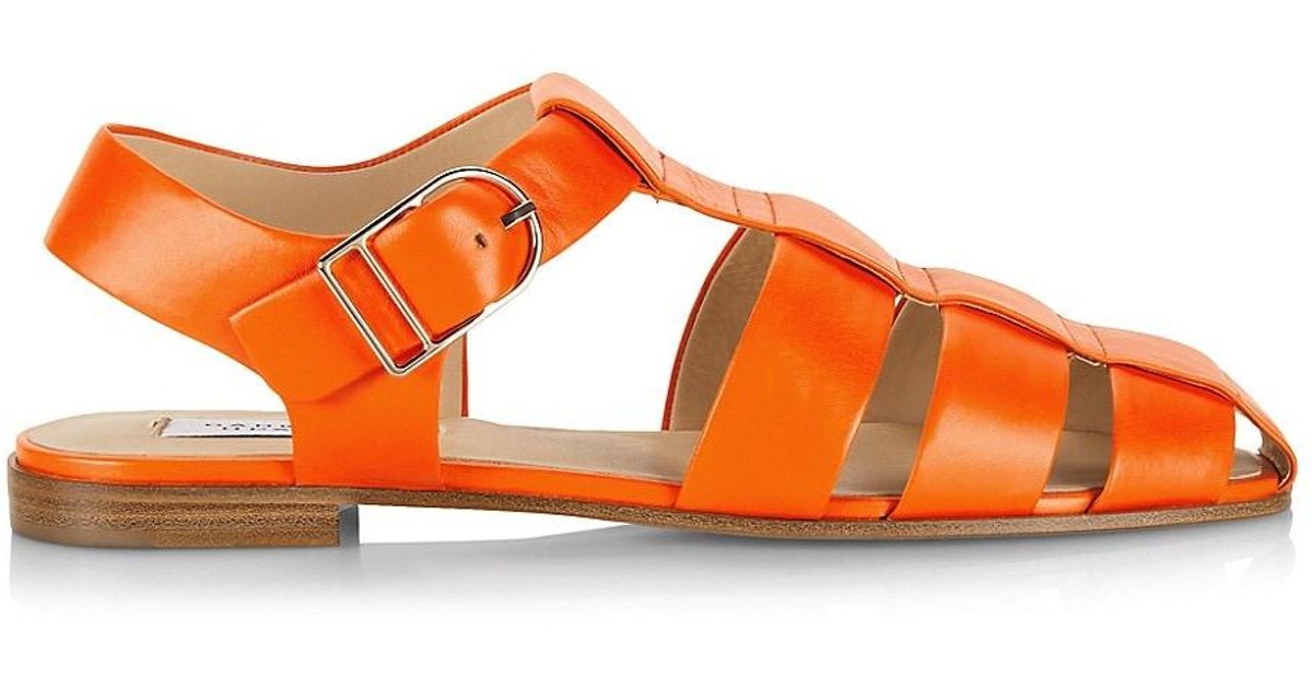 Gabriela Hearst White Lynn leather sandals | ë§¤ì¹ì¤í¨ì, ëª¨ë ë­ìë¦¬ ì¨ë¼ì¸ ì¼í