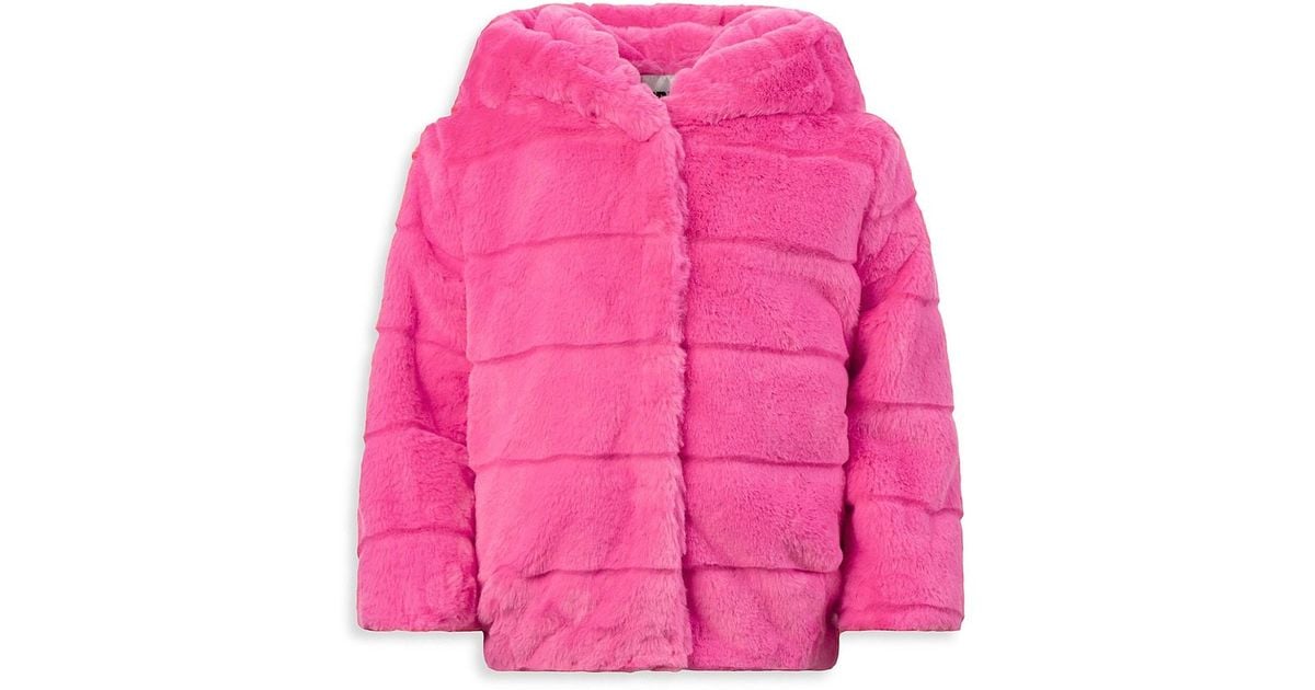 Apparis Little Girl's & Girl's Goldie Faux Fur Jacket in Pink | Lyst