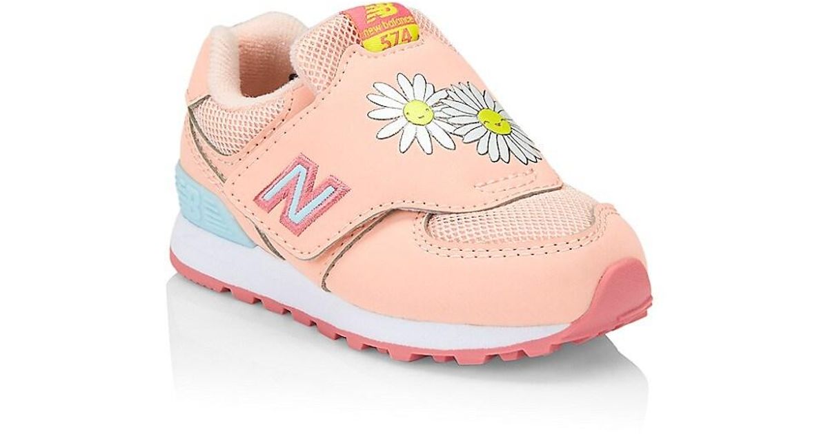 New Balance Synthetic Baby Girl's 574 Sneakers in Pink Lyst
