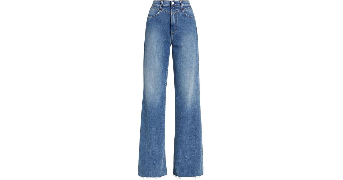 Joe's Jeans Denim Goldie Palazzo Jeans in Blue Lyst