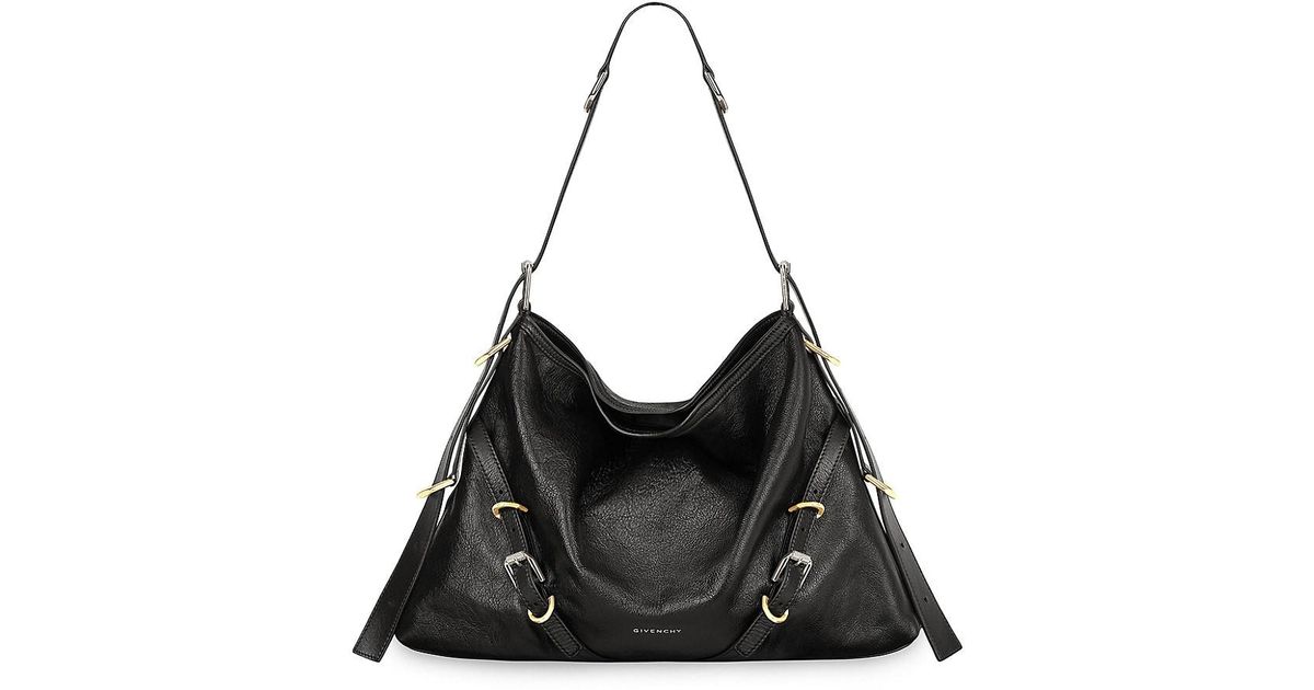 Givenchy Medium Voyou Bag In Leather in Black Lyst