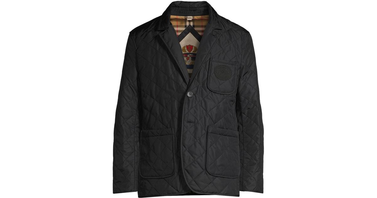 burberry clifton quilted jacket mens