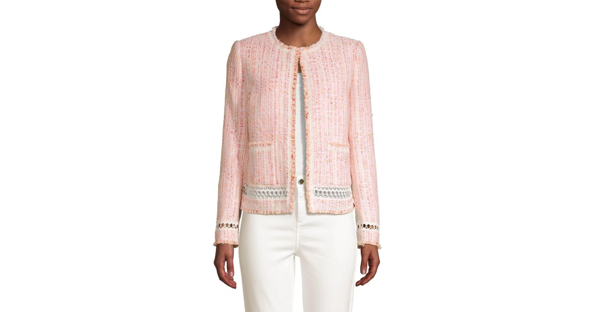 tahari pink jacket