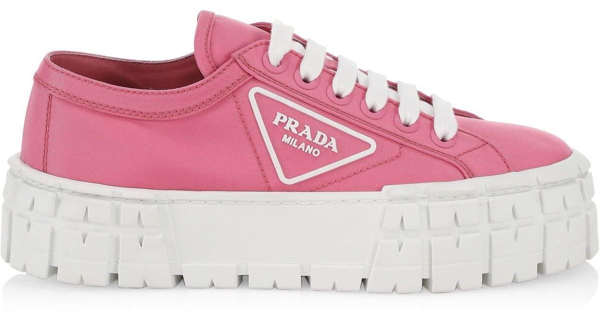 prada lug sole platform sneakers