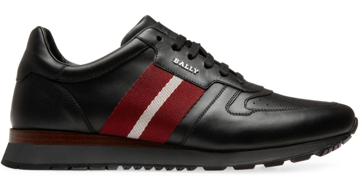 bally men's astel trainspotting leather runner sneakers