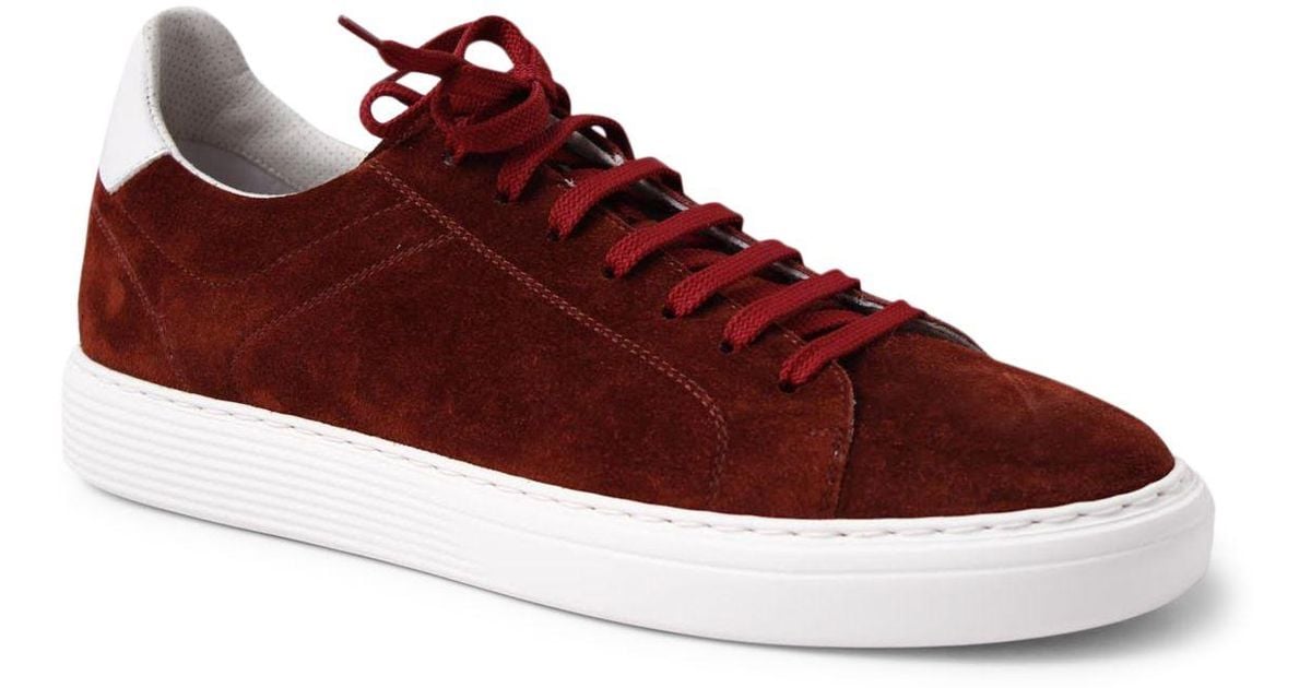 Brunello Cucinelli Airsole Suede Low-top Sneakers for Men - Lyst