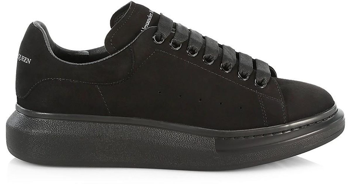 alexander mcqueen 45mm leather platform sneakers