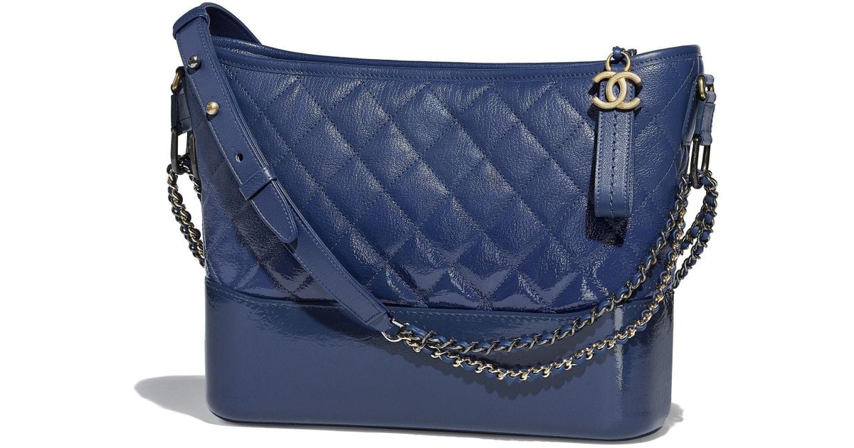 Chanel Large Gabrielle Hobo - Blue Hobos, Handbags - CHA942747