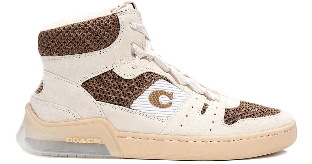 coach suede sneakers