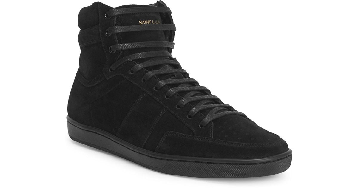 saint laurent high top sneakers