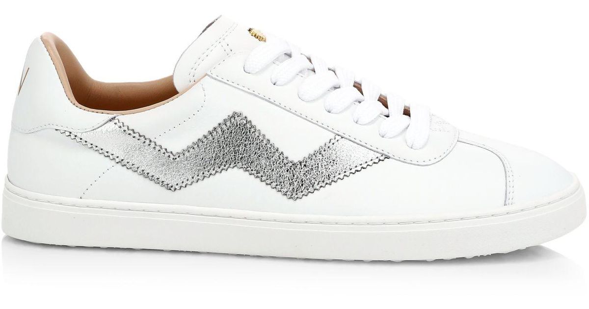 stuart weitzman excelsa leather sneaker
