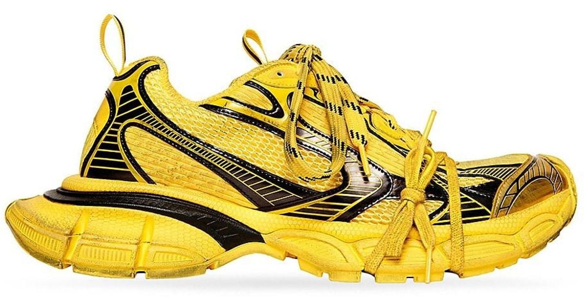 balenciaga white triple s clear sole sneakers