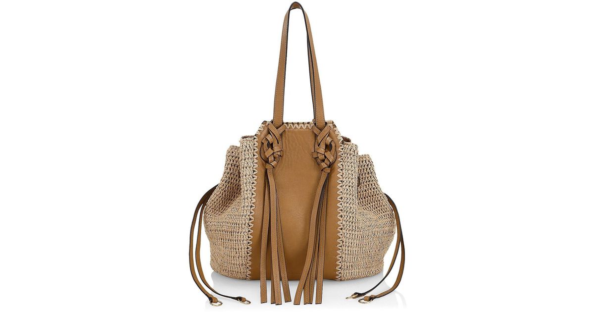 ulla johnson raffia bag