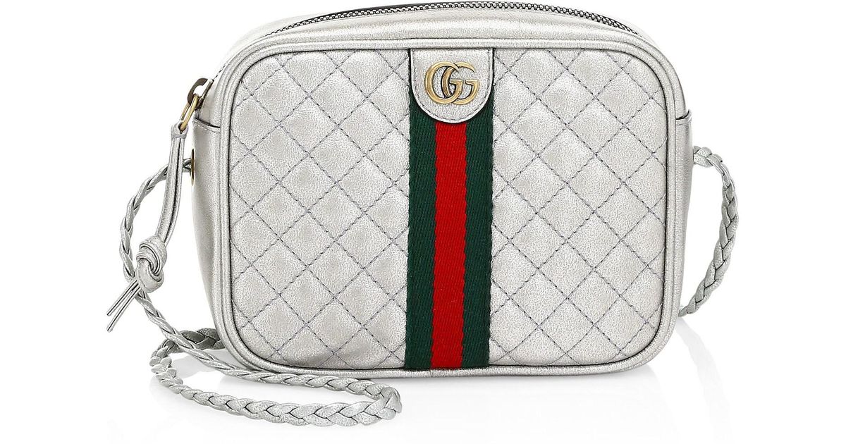 gucci silver crossbody
