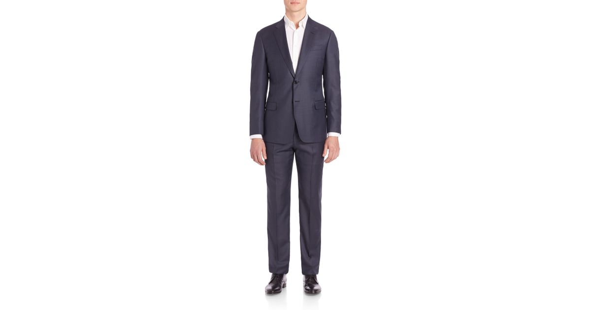 armani sharkskin suit