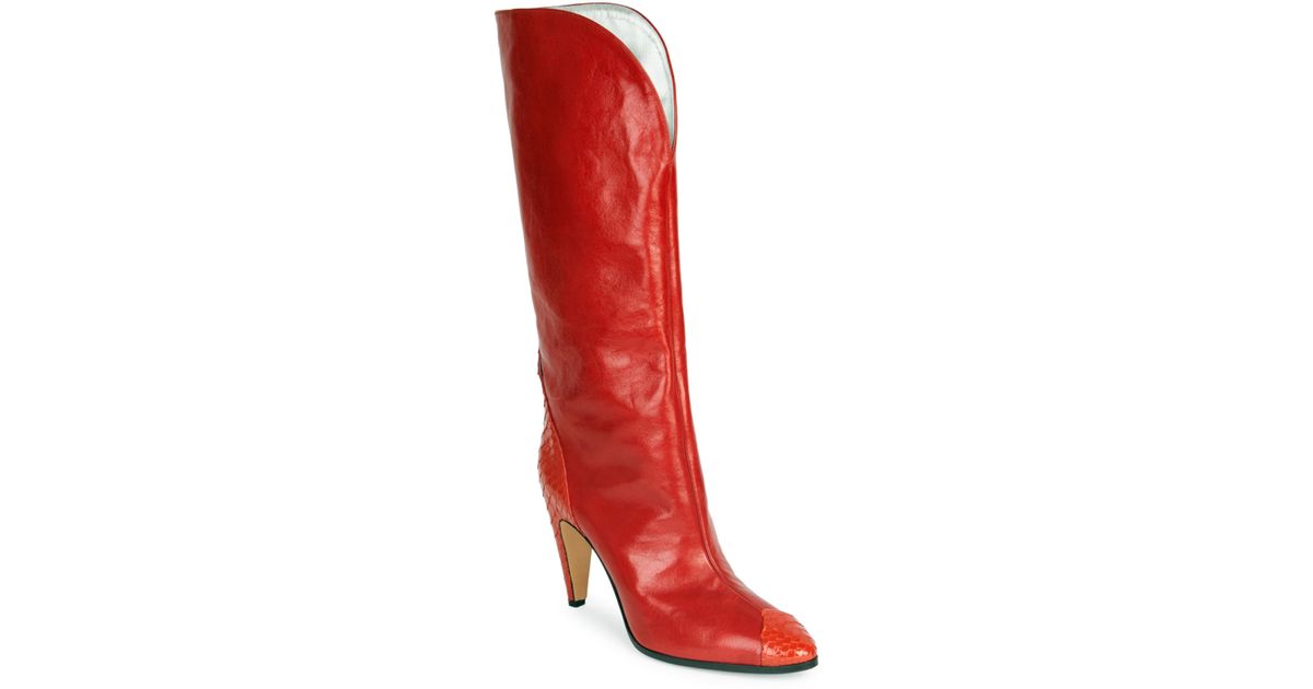 red givenchy boots