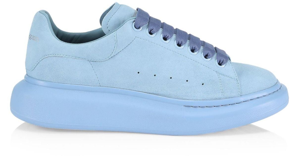 light blue platform sneakers