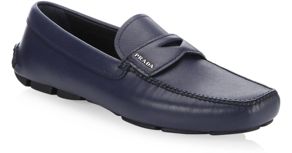 prada driving loafers
