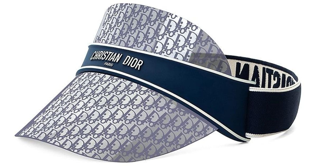 Dior V1u Dioroblique Visor in Blue for Men Lyst