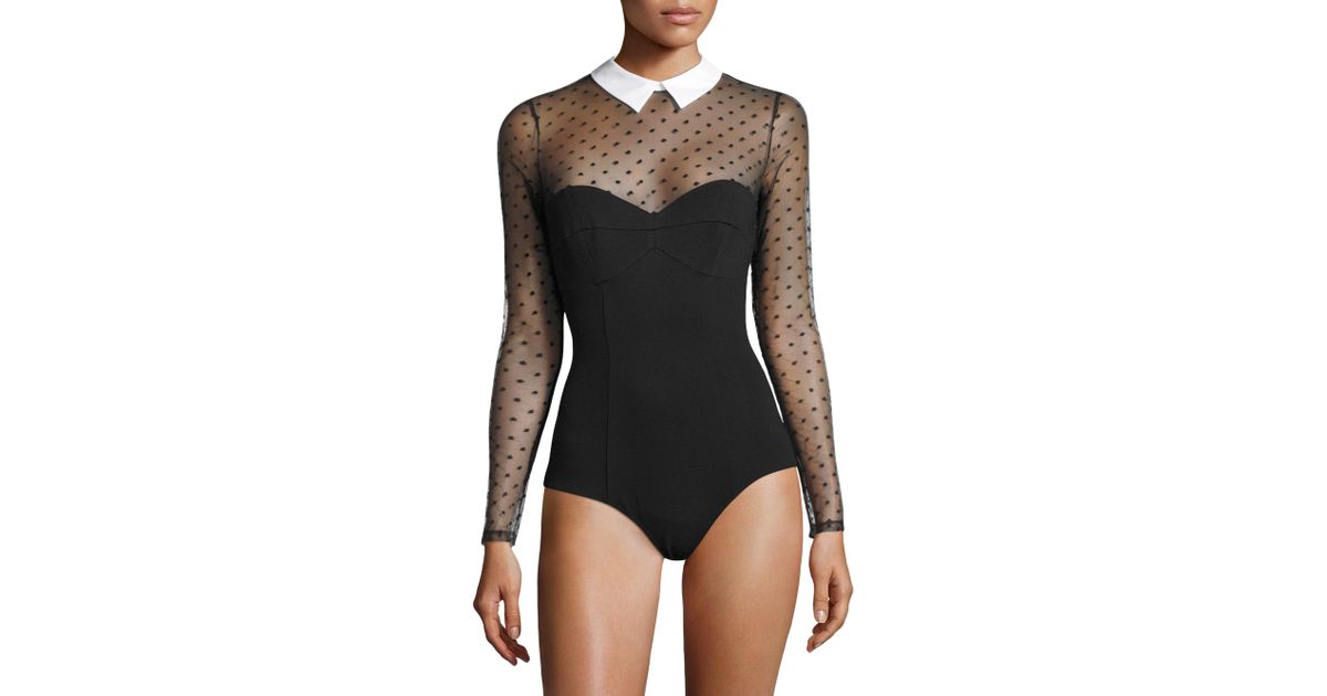 collared bodysuit