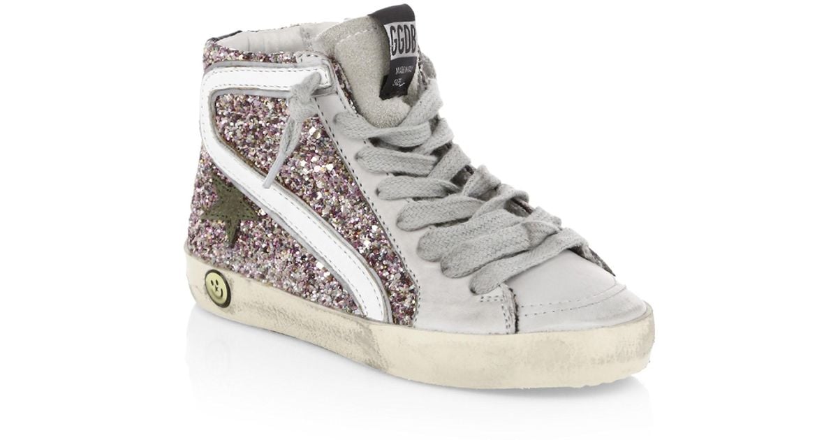 golden goose kids glitter