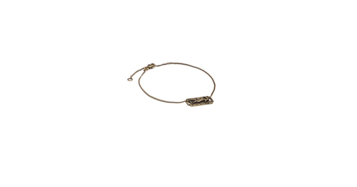 Saint Lau Razor Blade Bracelet For Men Lyst Saint Lau Razor Blade Bracelet For