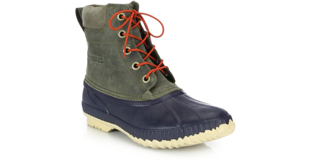 sorel cheyanne grain leather boots