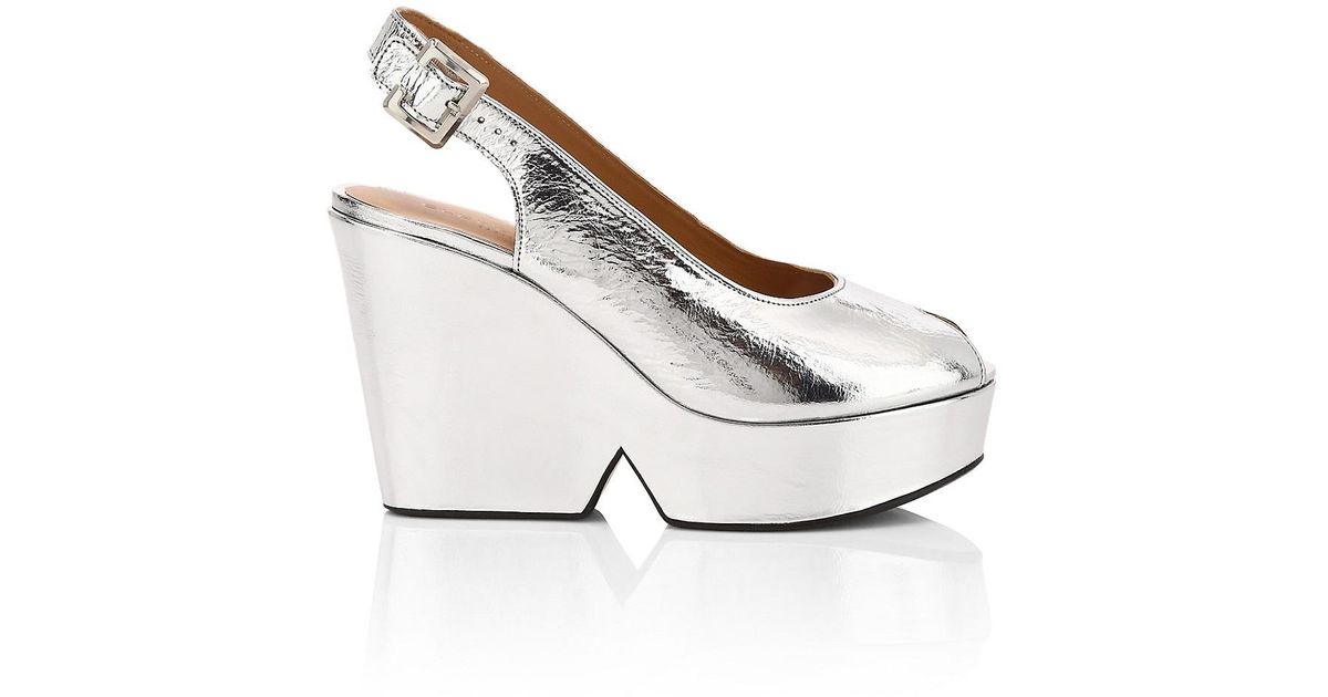 slingback platform sandals