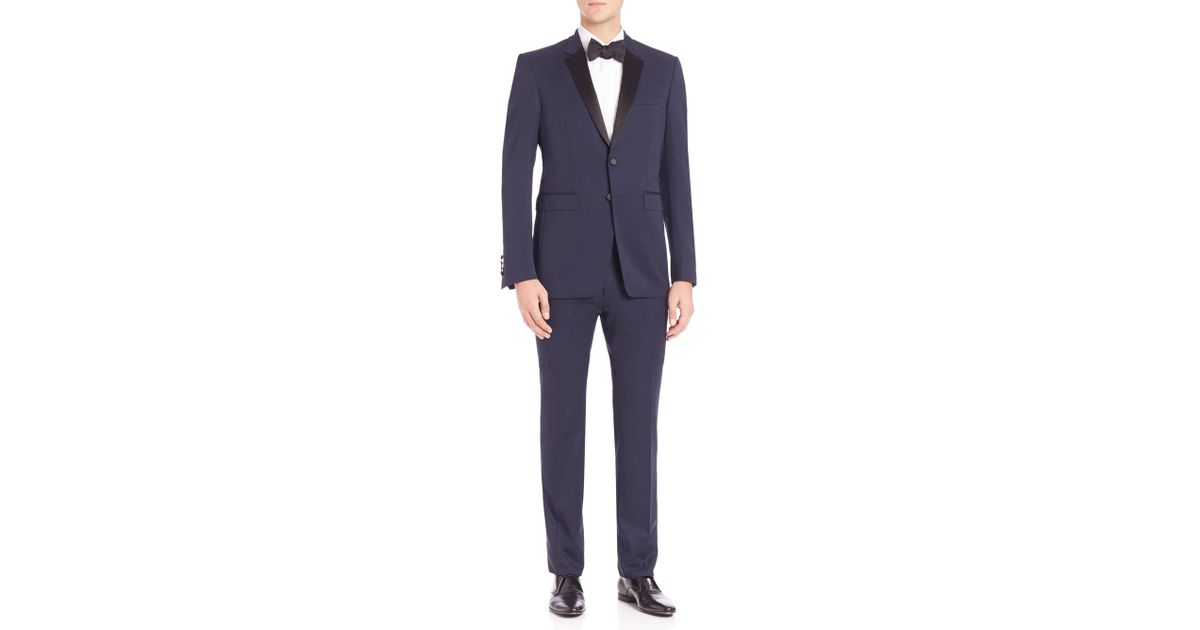 burberry navy tuxedo