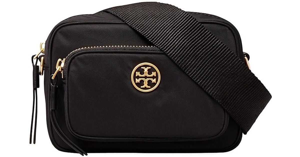 Tory Burch Piper Mini Camera Bag in Black Lyst