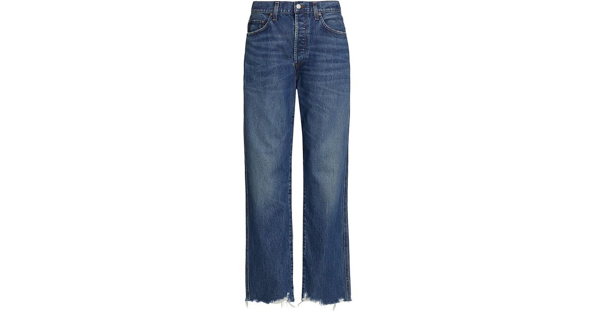 Agolde 90's Pinch-waist Straight-leg Jeans in Blue | Lyst