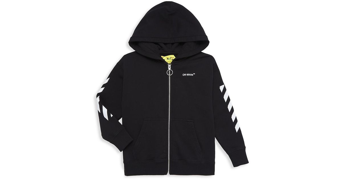 Off-White c/o Virgil Abloh Little Kid's & Kid's Rubberized Arrow Zip-up ...