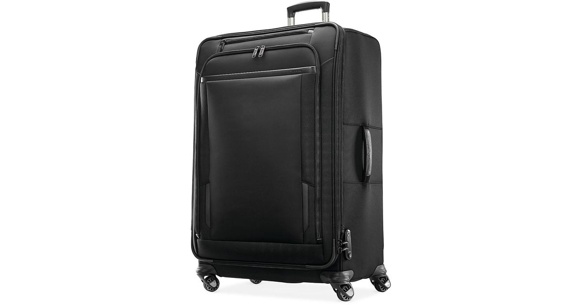Samsonite Pro Extra Large Expandable Spinner Suitcase in Black for Men