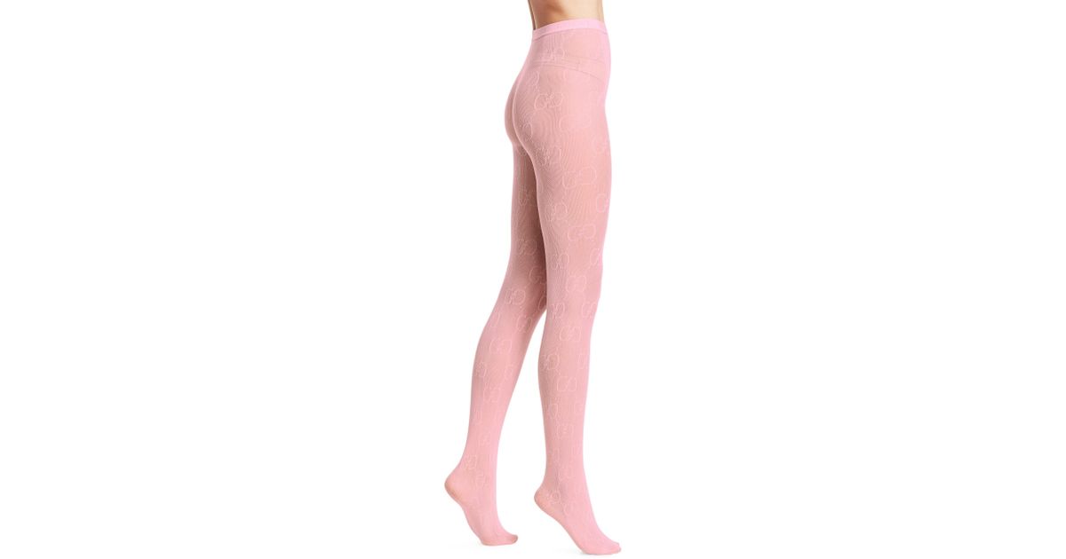 Gucci Synthetic GG Supreme Knit Tights 