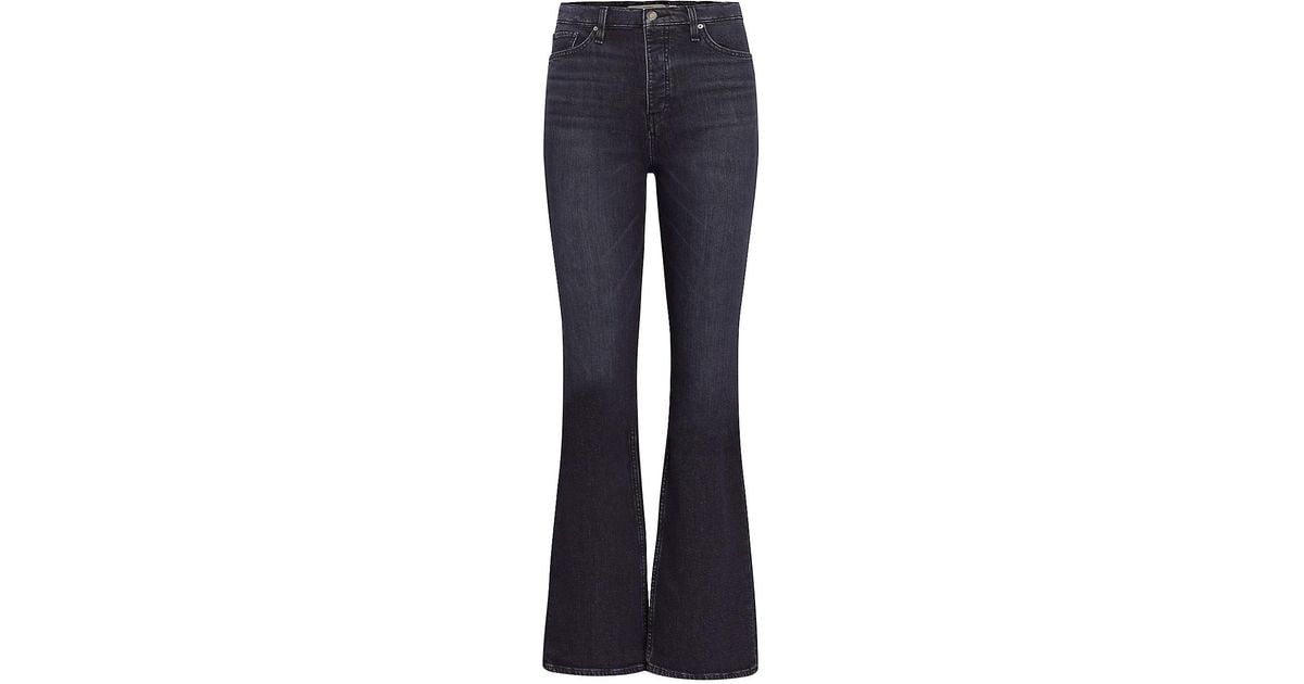 Hudson Jeans Denim Faye Ultra High-rise Flare Jeans in Blue | Lyst