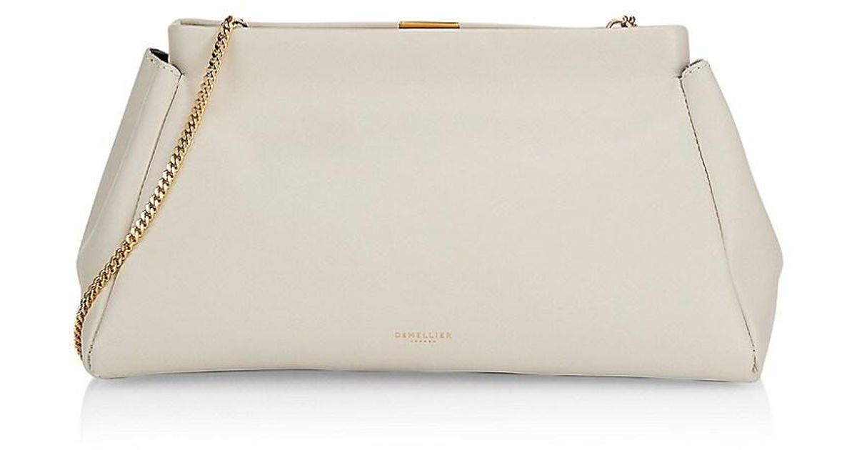 DeMellier Mini Cannes Chain-strap Bag in Natural | Lyst