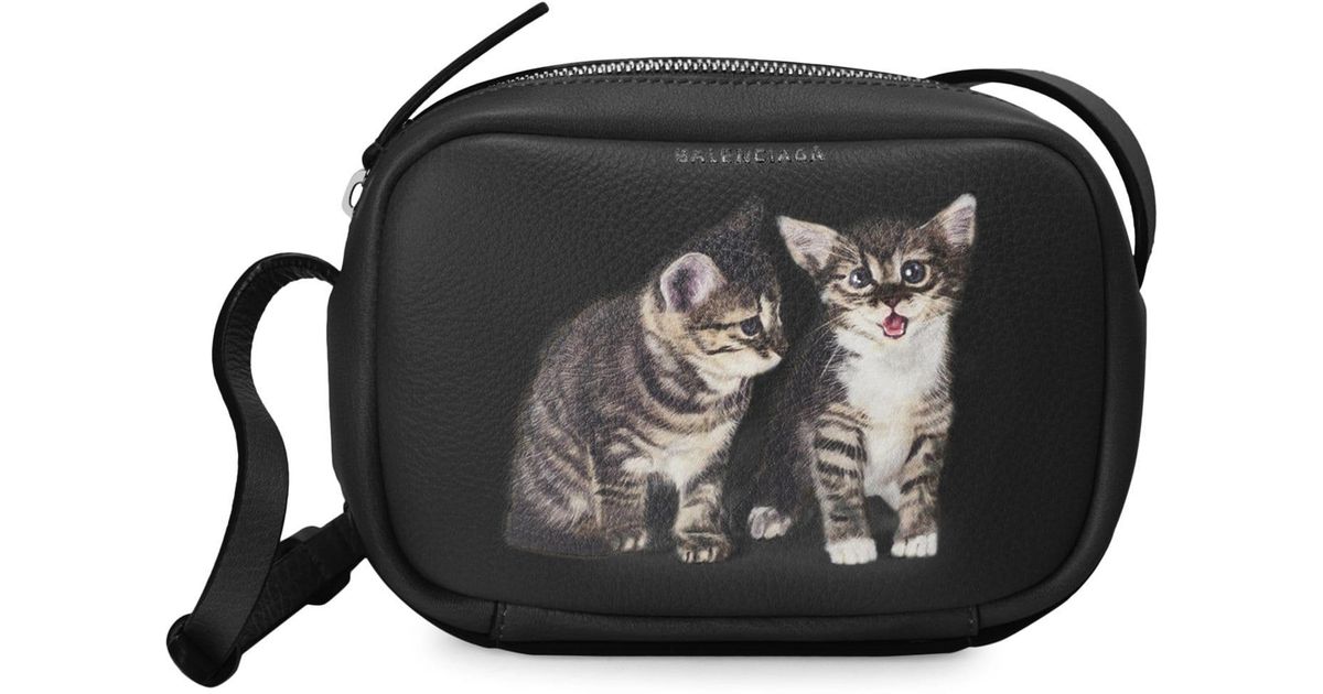 Cats Everyday Leather Camera Bag 