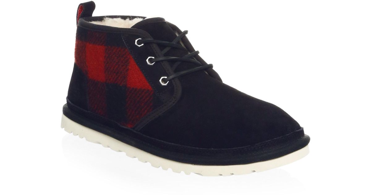 ugg plaid snow boots