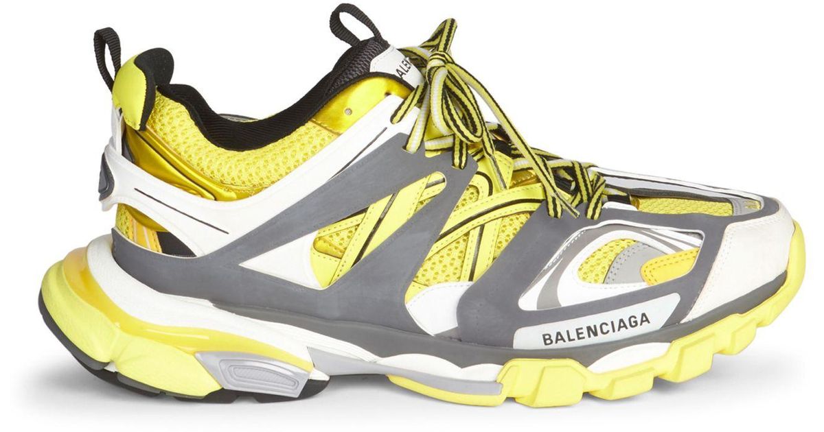 Balenciaga Speed Neon Logo Sneakers Farfetch com