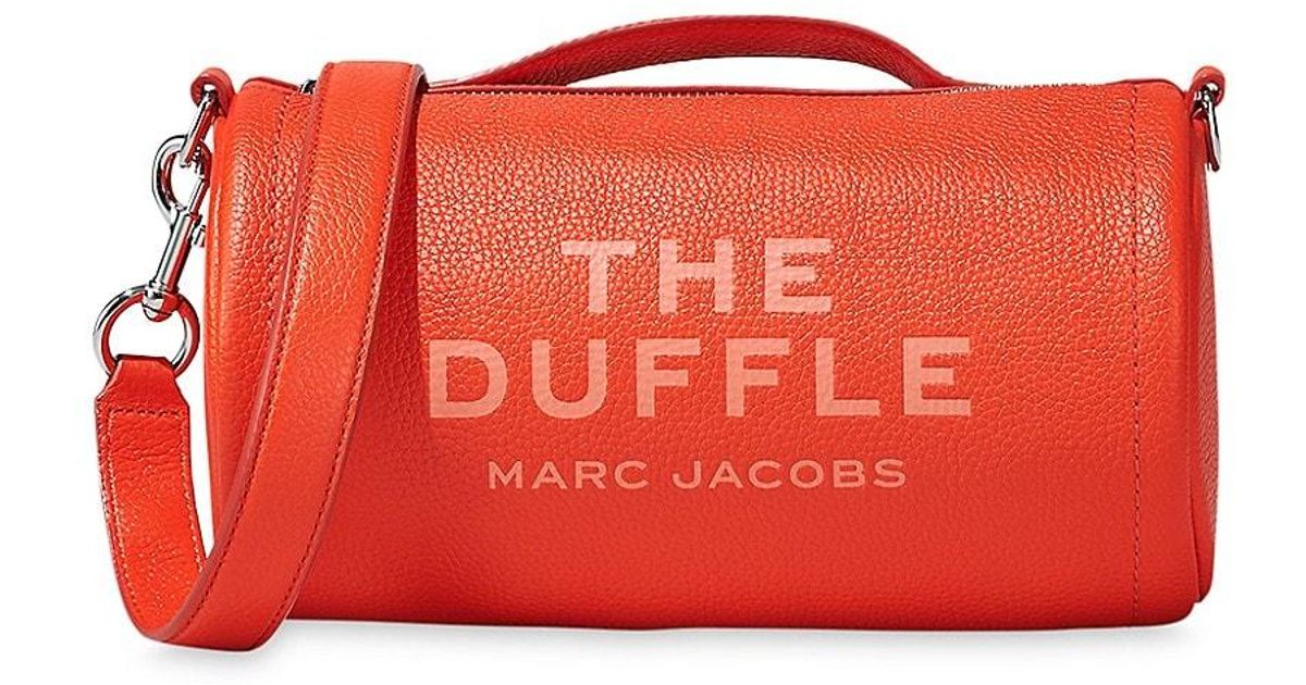 Marc Jacobs The Leather Duffel Bag in Red Lyst