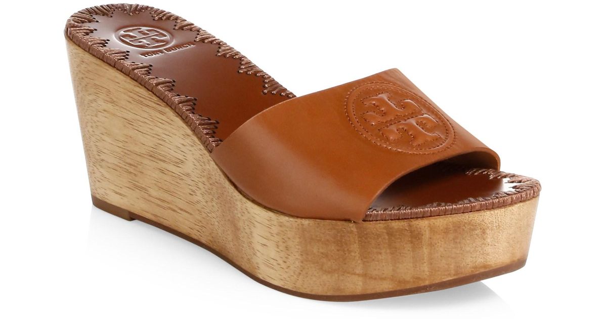 tory burch patty 80mm wedge slide