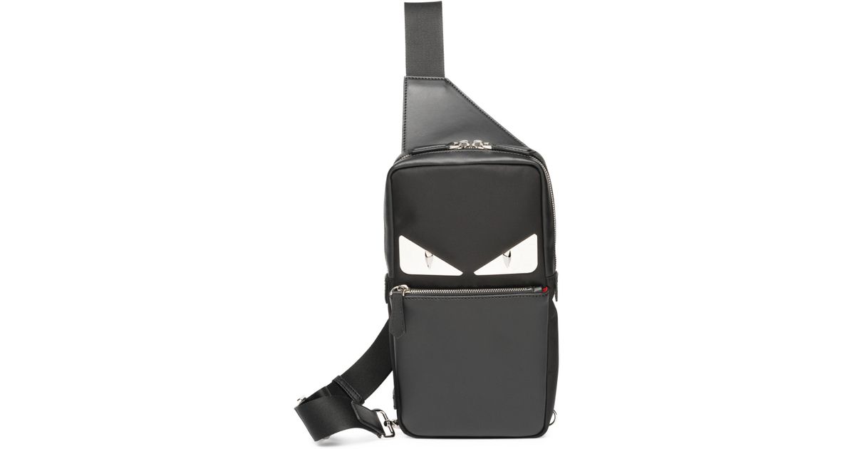 Lyst Fendi Monster Crossbody Bag In Black For Men