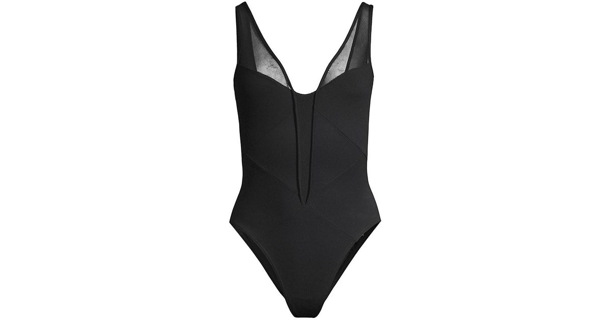 Shan Charlie One-piece Swimsuit in Black | Lyst