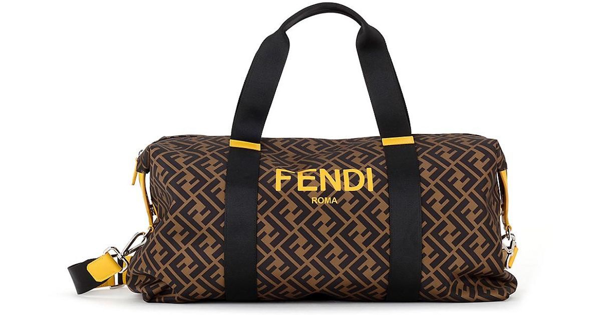 Fendi Ff Duffel Bag in Black | Lyst